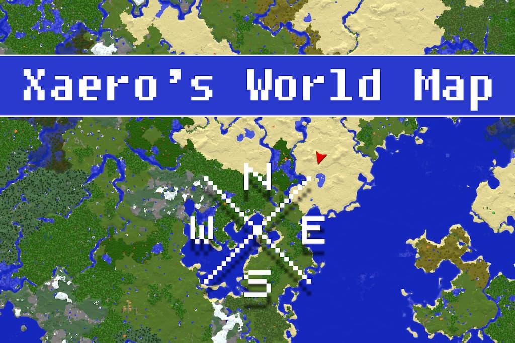 Xaero's World Map mod banner