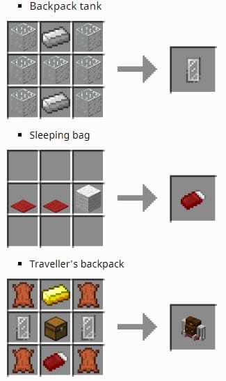minecraft backpack mod 1.12.2 can