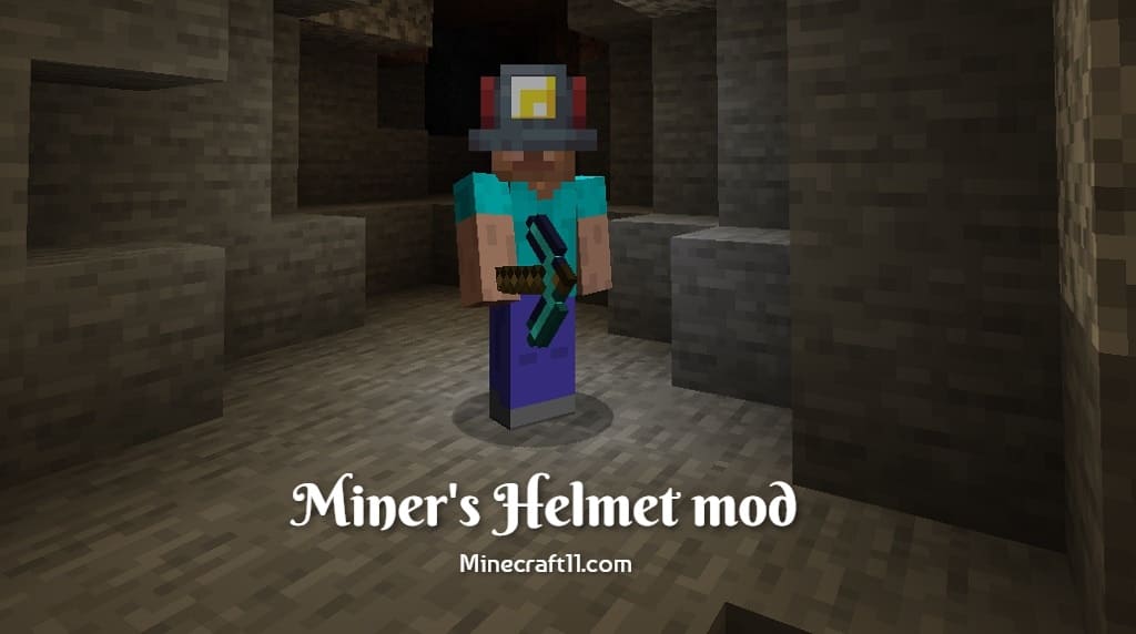 Miner's Helmet mod